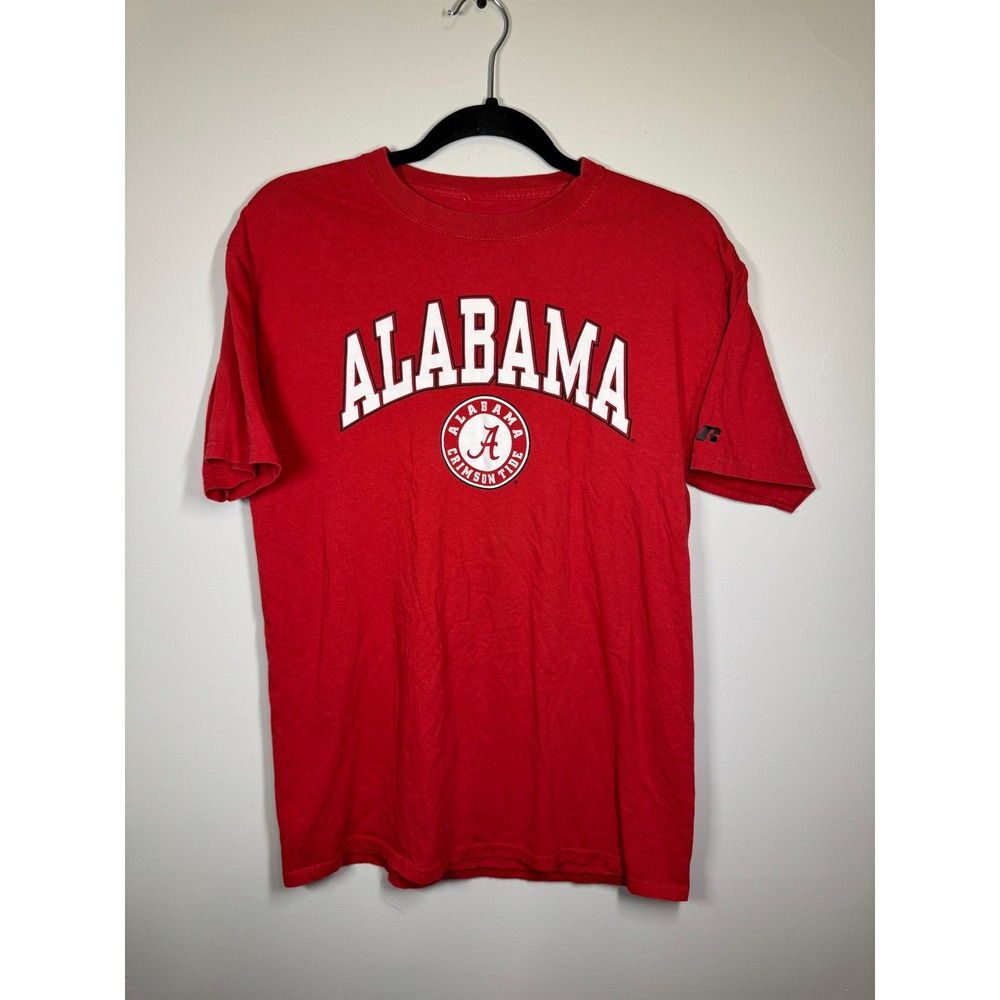 Russell Athletic Alabama Crimson Tide Graphic T-Shirt Red Medium M NCAA Fan Gear